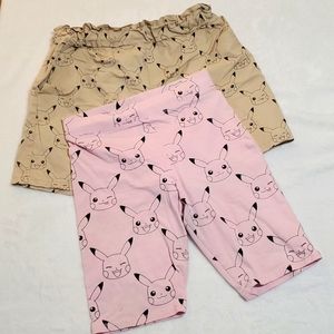 H&M POKÉMON Girl Shorts